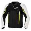 Μπουφάν μηχανής ALPINESTARS AST AIR V3 BLACK/SILVER/YELLOW FLUO