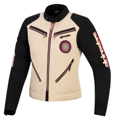 Γυναικείο μπουφάν μηχανής ALPINESTARS STELLA GRACE ALUMINUM/BLACK