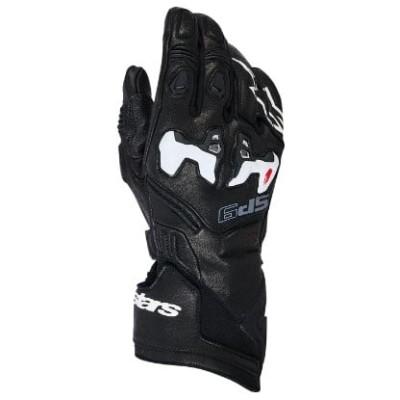 Γάντια μηχανής ALPINESTARS SP-9 BLACK/WHITE