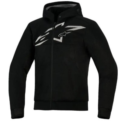 Ζακέτα μηχανής ALPINESTARS HOODIE CHROME SUPERAIR BLACK/GRAY/WH