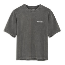 Κοντομάνικο μπλουζάκι PANDO MOTO ALEX RUNA – ACID Washed Oversized