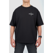 Κοντομάνικο μπλουζάκι PANDO MOTO LUKE PAIN BLACK – Oversized thumb