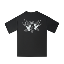 Κοντομάνικο μπλουζάκι PANDO MOTO LUKE TOKYO BLACK – Oversized