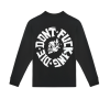 Μακρυμάνικη μπλούζα PANDO MOTO TOMMY DON’T DIE BLACK - Oversized