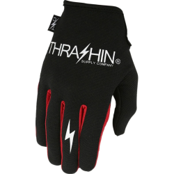 Γάντια μηχανής THRASHIN STEALTH BLACK/RED