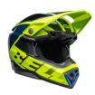 Κράνος motocross BELL Moto 10 Spherical - Sliced Matte/Gloss Retina/Blue thumb