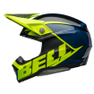 Κράνος motocross BELL Moto 10 Spherical - Sliced Matte/Gloss Retina/Blue thumb