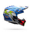 Κράνος motocross BELL Moto 10 Spherical - Pro Circuit 25 Gloss Blue/White thumb