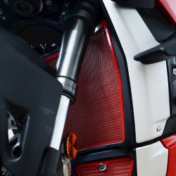 Προστατευτικό ψυγείου μοτοσυκλέτας R&G RACING Radiator Guard Red - Ducati Panigale V2/Streetfighter V2
