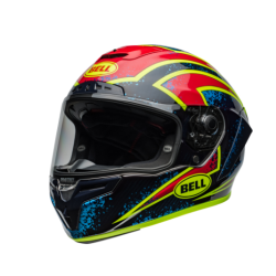 Κράνος μηχανής BELL Race Star DLX Flex - Xenon Gloss Blue/Retina