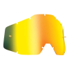 Φακός για μάσκα motocross FMF PowerBomb/PowerCore Goggle ANTI FOG GOLD MIRROR SMOKE