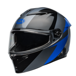 Κράνος μηχανής BELL Lithium Mips - Shear Gloss Gray/Blue