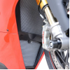 Προστατευτικό ψυγείου μοτοσυκλέτας R&G Racing Radiator guard Racing Titanium- Ducati Panigale V4 1100 20-24
