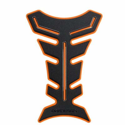 Προστατευτικό αυτοκόλλητο ρεζερβουάρ MEDIO BLACK - ORANGE