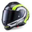 Κράνος μηχανής ALPINESTARS Supertech R10 Arius Black/Silver/ Fluo Yellow thumb