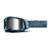 Μάσκα motocross 100% RACECRAFT 2 Battleship - Mirror Silver