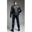 Μπουφάν μηχανής PANDO MOTO TWIN LEATHER BLACK thumb