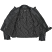Μπουφάν μηχανής PANDO MOTO TWIN LEATHER BLACK thumb