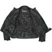 Μπουφάν μηχανής PANDO MOTO TWIN LEATHER BLACK thumb