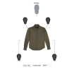 Πουκάμισο μοτοσυκλέτας PANDO MOTO CAPO COR 02 - Slim-Fit Cordura® thumb