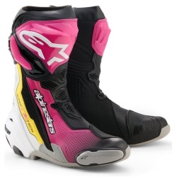 Μπότες μηχανής ALPINESTARS SUPERTECH R V2 Black/Pink/White/Yellow Μπότες μηχανής ALPINESTARS SUPERTECH R V2 Black/Pink/White/Yellow