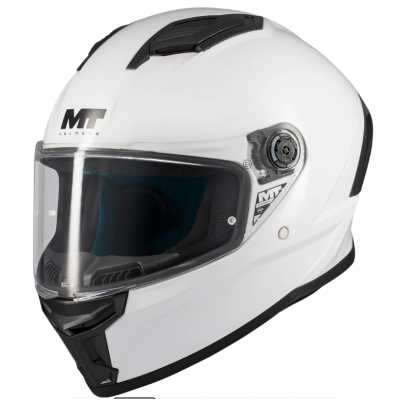Κράνος μηχανής MT STINGER 2 PURE A0 WHITE GLOSS