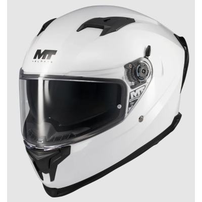 Κράνος μηχανής MT BRAKER SV PURE A0 WHITE GLOSS