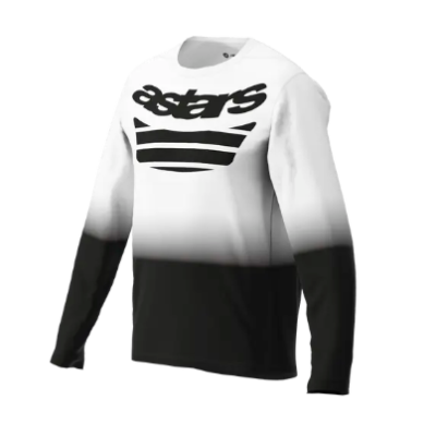 Μπλούζα ποδηλασίας ALPINESTARS LS A-DURA ASTARS 2.0 WHITE/BLACK