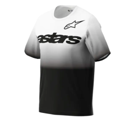 Κοντομάνικη μπλούζα ποδηλασίας ALPINESTARS SS A-DURA ASTARS 2.0 WHITE/BLACK