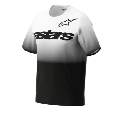 Κοντομάνικη μπλούζα ποδηλασίας ALPINESTARS SS A-DURA ASTARS 2.0 WHITE/BLACK