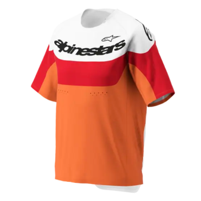 Κοντομάνικη μπλούζα ποδηλασίας ALPINESTARS SS A-DURA RACE ORANGE