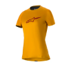 Γυναικεία μπλούζα ποδηλασίας ALPINESTARS STELLA SS A-DURA RIDE ORANGE