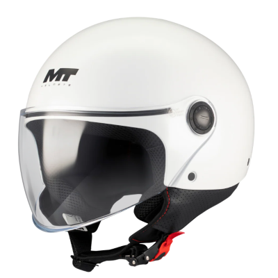 Κράνος μηχανής MT STREET S PURE A0 WHITE GLOSS
