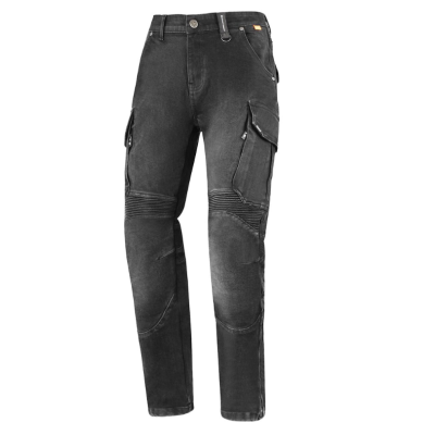 Παντελόνι μηχανής SECA SQUARE II SHORT WASHED BLACK