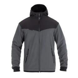 Μπουφάν μηχανής JOHN DOE HOOD XTM V3 RIP STOP SOFTSHELL GRAY/BLACK