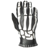 Γάντια μηχανής JOHN DOE SKELETOR LEATHER BLACK/WHITE