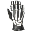 Γάντια μηχανής JOHN DOE SKELETOR LEATHER BLACK/WHITE thumb