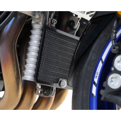Προστατευτικό ψυγείου μοτοσυκλέτας R&G Racing Radiator guard - Titanium Yamaha MT-10 16-24