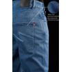Παντελόνι μηχανής PANDO MOTO JAMES REGULAR BLUE - CORDURA® thumb