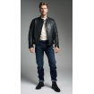 Παντελόνι μηχανής PANDO MOTO ARNIE SLIM BLUE - Armalith® - SUPER LONG thumb