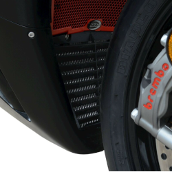 Προστατευτικό ψυγείου μοτοσυκλέτας R&G RACING Oil Cooler Guard Dark Blue Honda CBR1000RR-R Fireblade 20-26