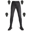 Γυναικείο παντελόνι μηχανής PANDO MOTO Kaya Slim Grey - Slim-Fit Armalith® thumb