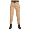 Γυναικείο παντελόνι μηχανής PANDO MOTO MILA CARGO BEIGE - Chino Style Cordura® - SHORT