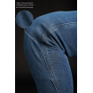 Γυναικείο παντελόνι μηχανής PANDO MOTO KUSARI COR 02 - Skinny-Fit Cordura® - LONG thumb