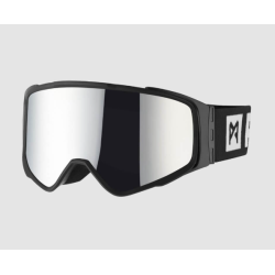 Μάσκα motocross PANDO MOTO Minimalist -  Anti-Fog, Anti-Scratch - SILVER