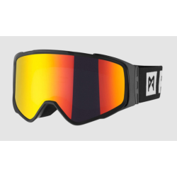 Μάσκα motocross PANDO MOTO Minimalist -  Anti-Fog, Anti-Scratch - RED