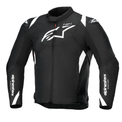 Μπουφάν μηχανής ALPINESTARS T-SP 1 V2 BLACK/WHITE Μπουφάν μηχανής ALPINESTARS T-SP 1 V2 BLACK/WHITE