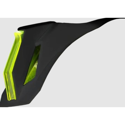 Spoiler κράνους ICON Airform SPEEDFIN BK/GN