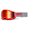 Μάσκα motocross 100% ACCURI 2 GATORBACK/RED MIRROR