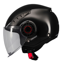 Κράνος μηχανής METRO S SOLID V2 A1 BLACK GLOSS Κράνος μηχανής METRO S SOLID V2 A1 BLACK GLOSS